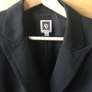 Anne Klein black suit set